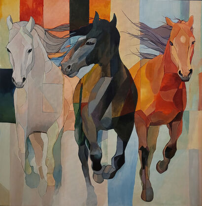 Wild Spirit - a Paint Artowrk by Ivana Babic